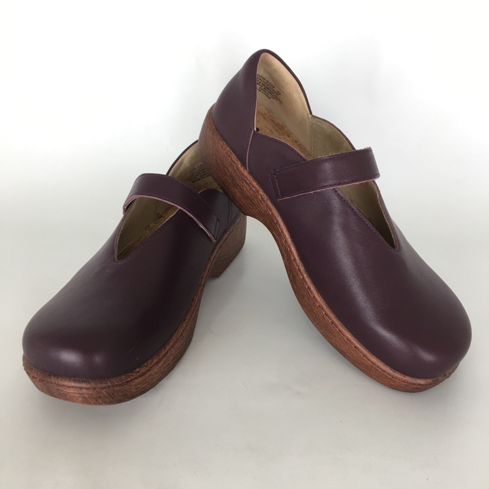 Alegria Opheliah Leather Mary Jane Loafer Shoes Women’s Size 39 Purple OPH-6328 - Picture 12 of 12